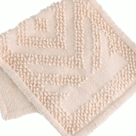 Tapete de lana color beige