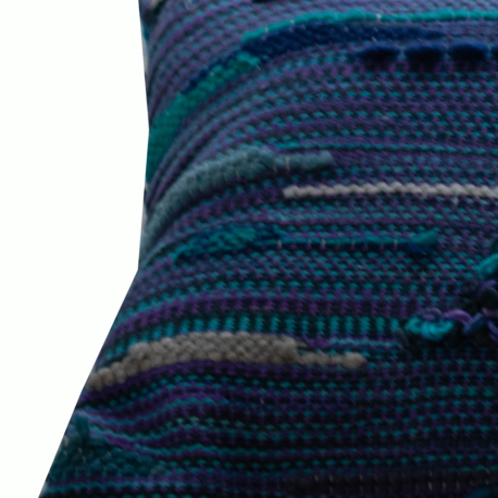 Cojín de lana "azules"