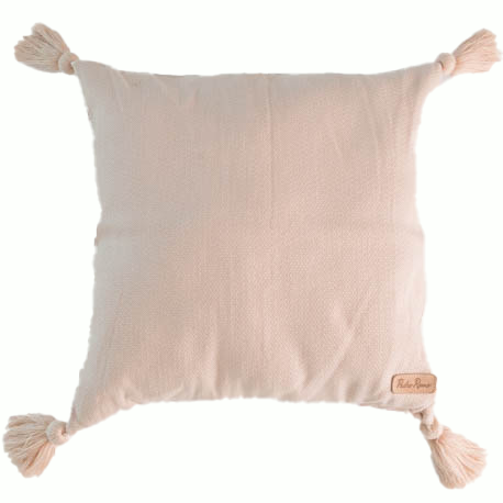 Cojín de algodón acrilan Beige